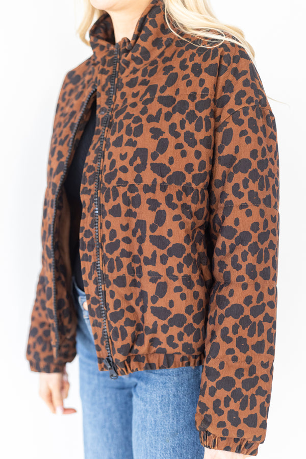 Lula Leopard Puffer Jacket