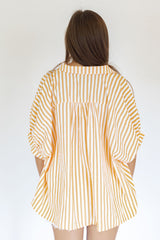 Creamsicle Oversized Button Down