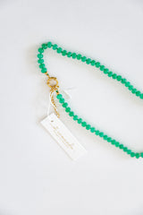 Cabana Genuine Jade Candy Necklace