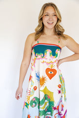 Heart Icon Midi Dress