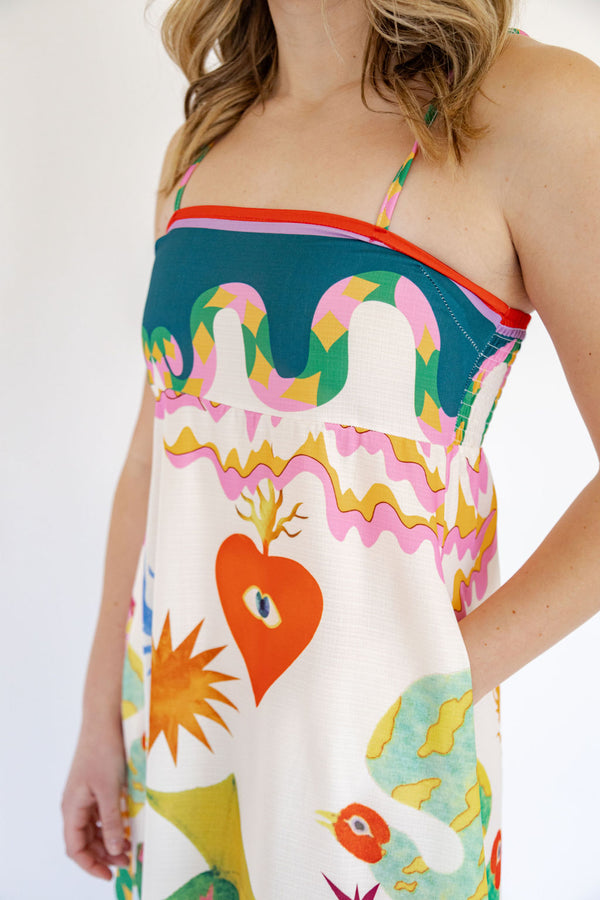 Heart Icon Midi Dress