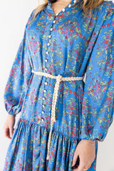 Flora Long Sleeve Floral Maxi Dress