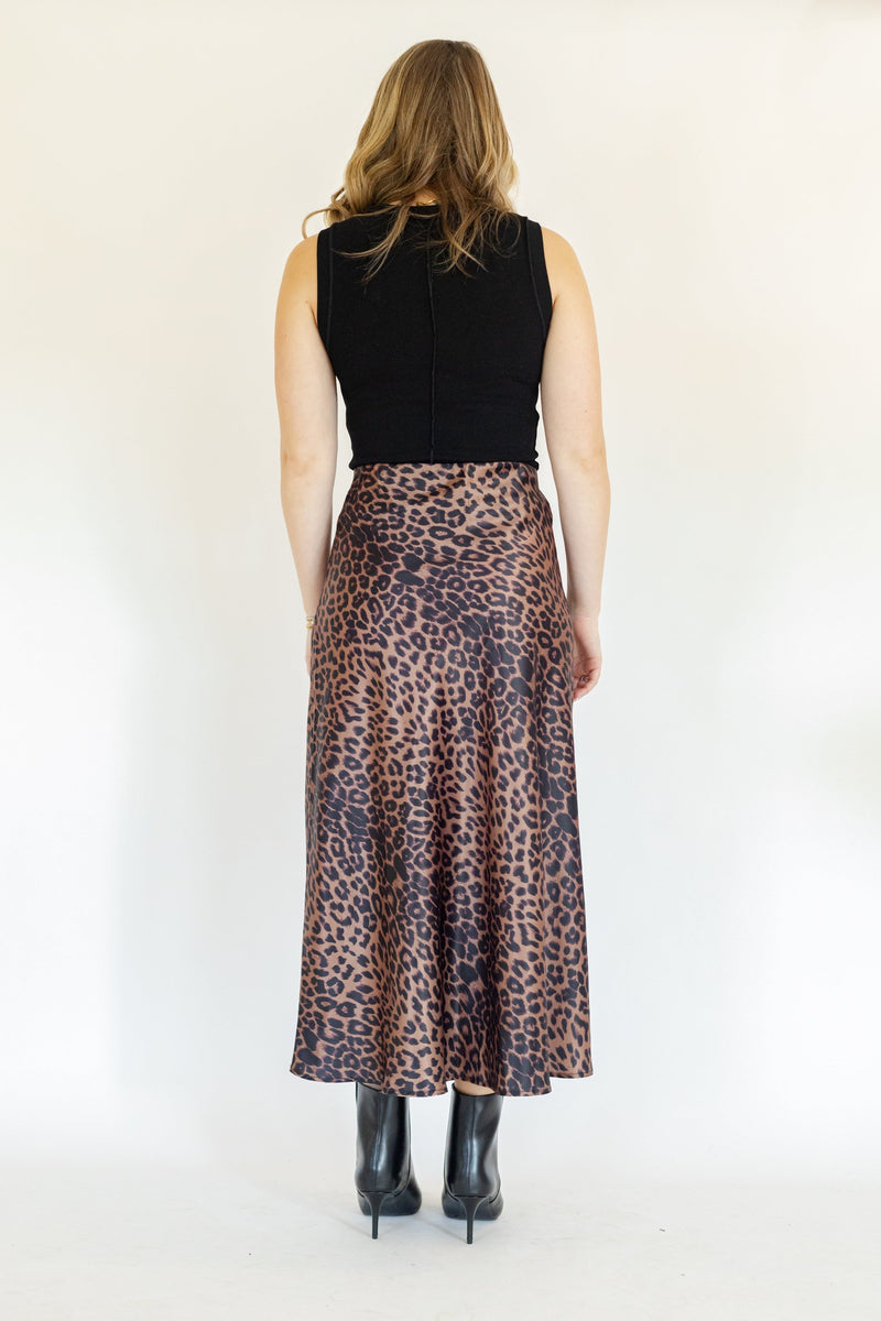 Adira Leopard Maxi Skirt