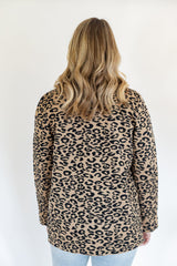 Carol Leopard Knit Jacket