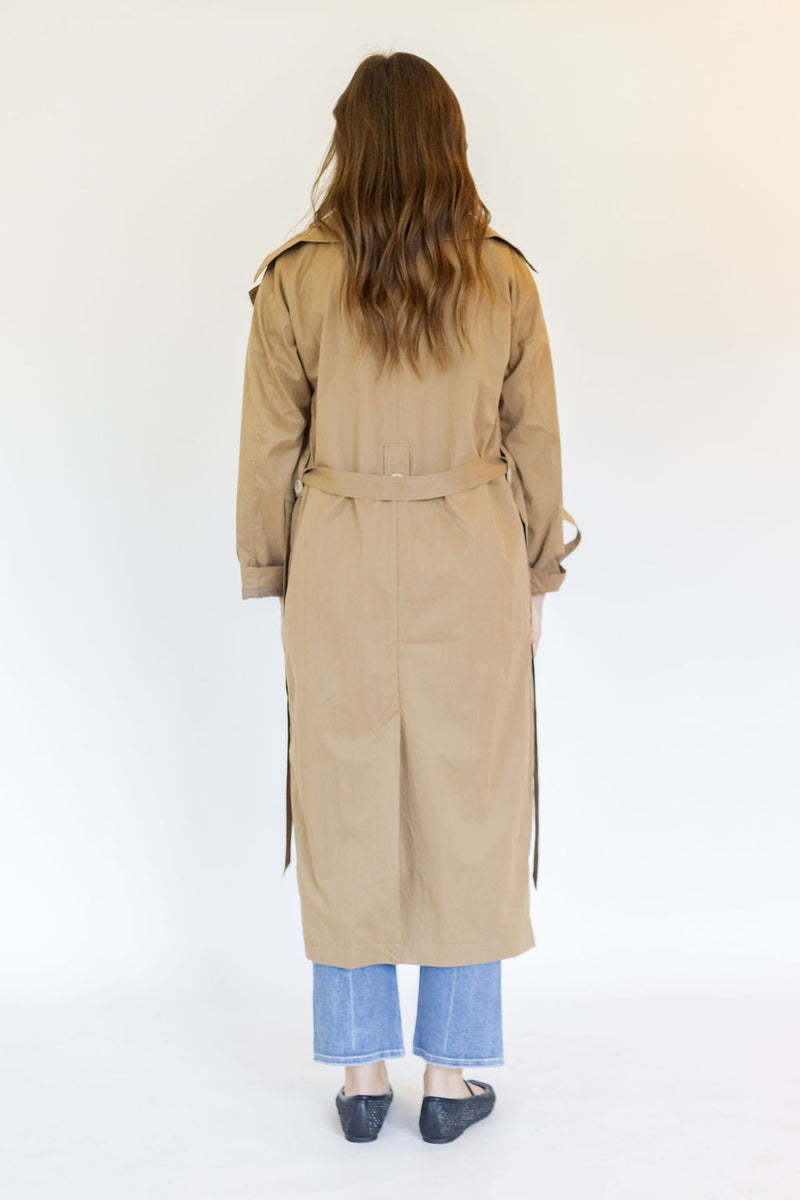 Janie Mid Length Trench Coat