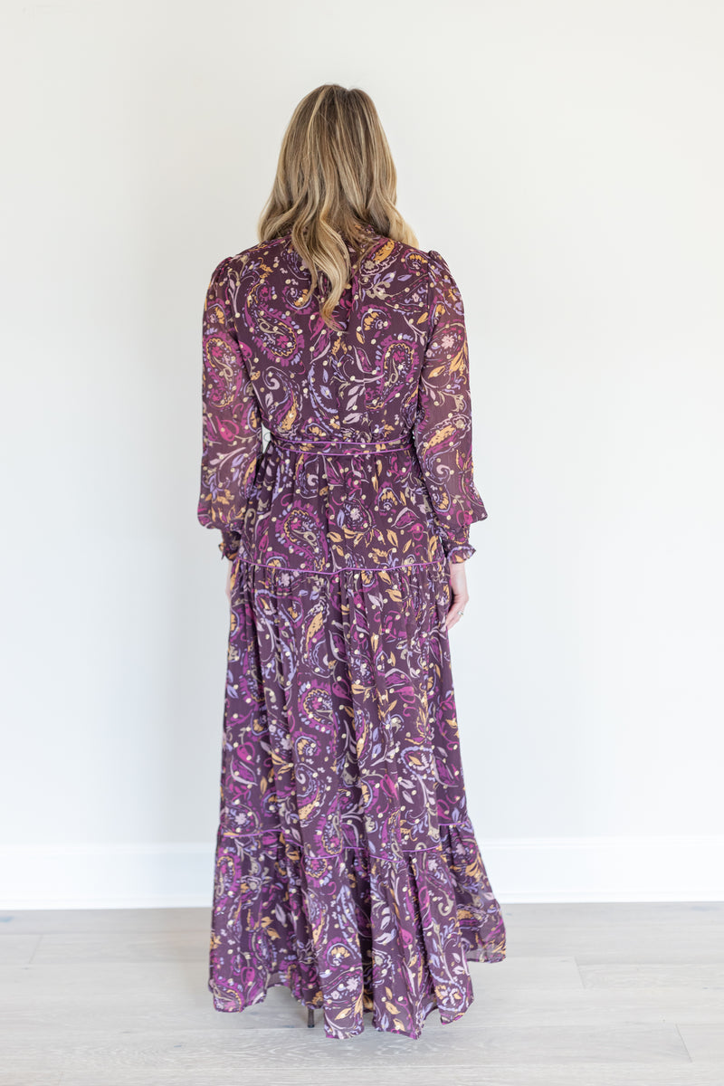 Josephina Purple Floral Dress