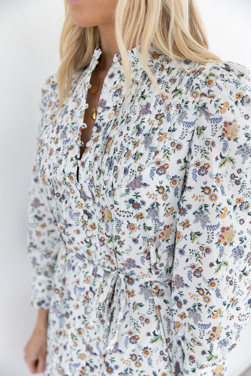 Millie Floral Button Front Dress