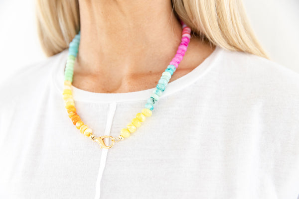 Bright Side Rainbow Necklace