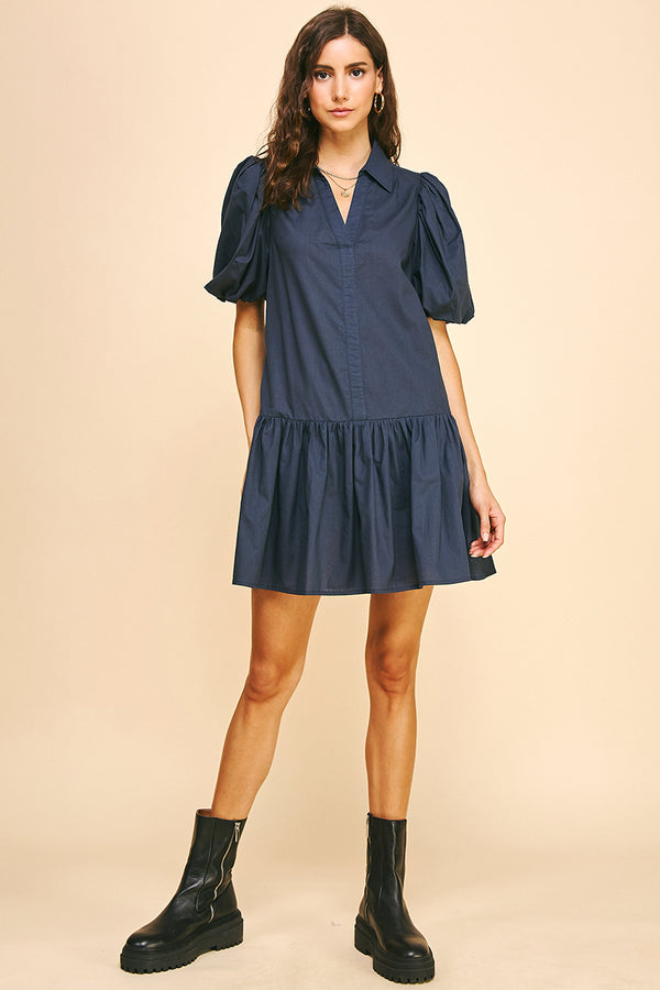 Carly Navy Dress