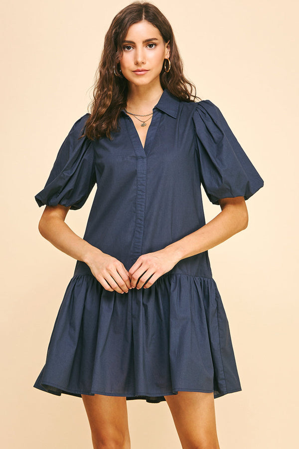 Carly Navy Dress