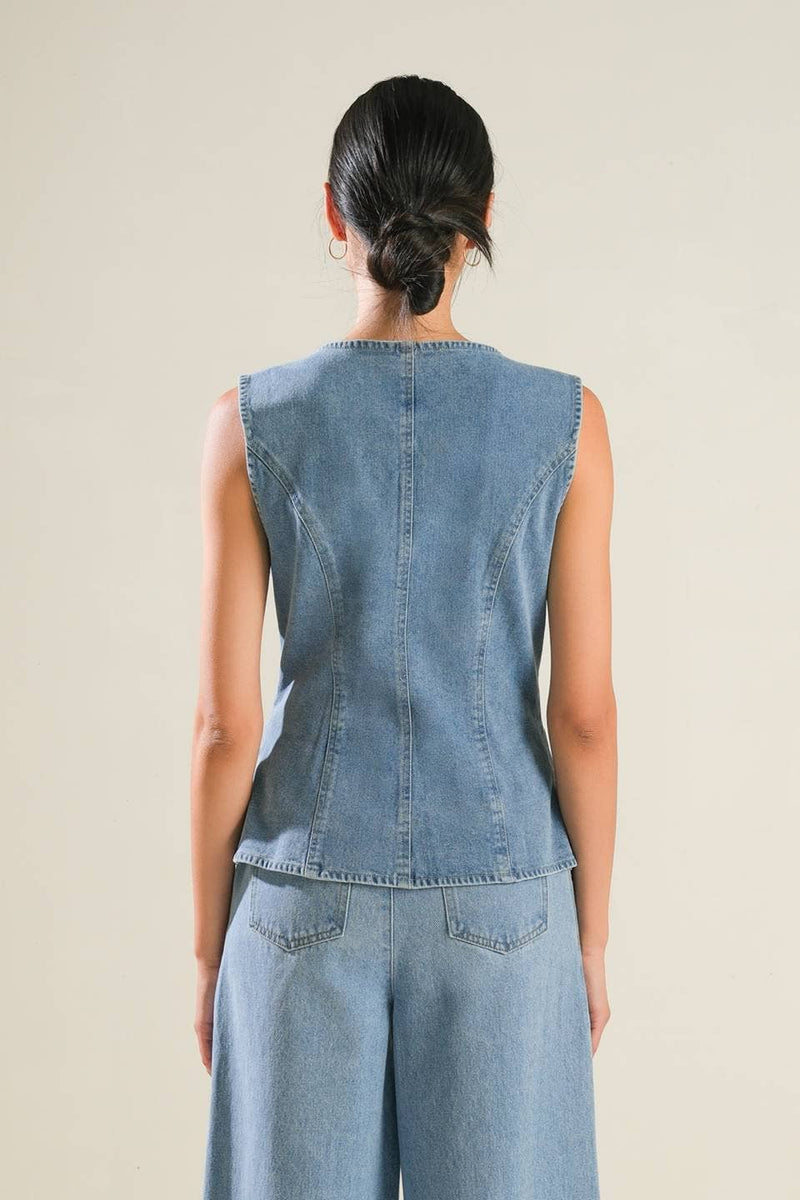 Raya Denim Vest