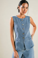 Raya Denim Vest