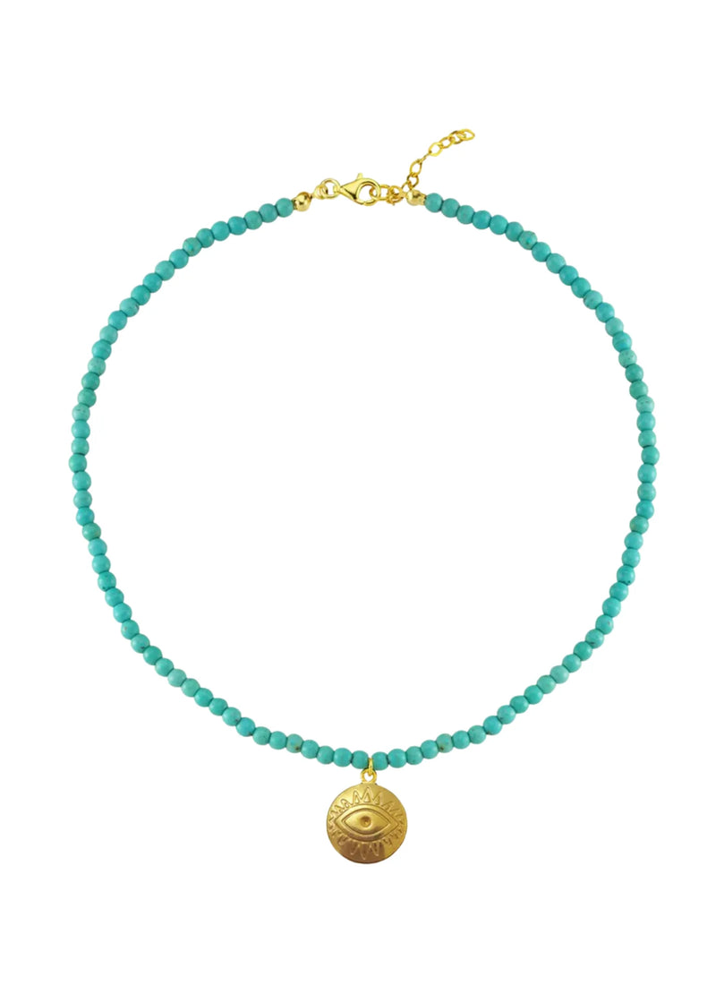 Costa Turquoise Pendant Necklace