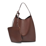 Kristen Brown Bucket Bag