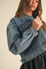 Esther Cropped Denim Jacket