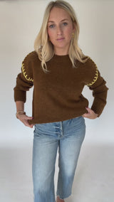 Sasha Brown Sweater