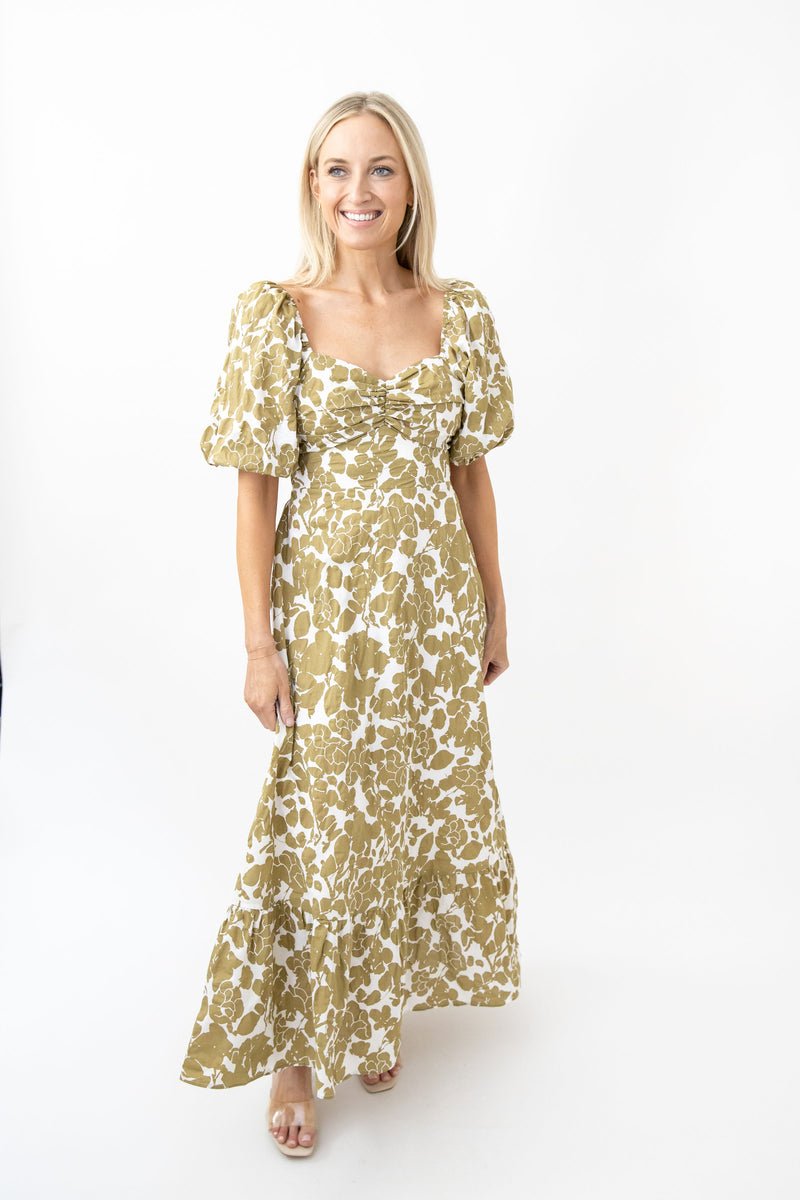 Naomi Floral Print Maxi Dress