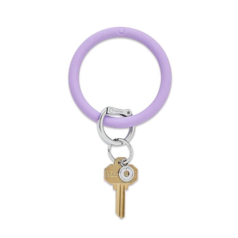 Silicone Big O® Key Ring In The Cabana Lavender
