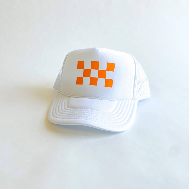 UT Knoxville Orange Checkerboard Trucker Hat